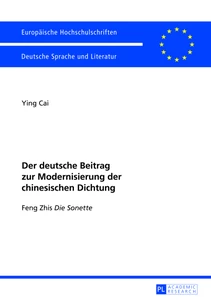 Title: Der deutsche Beitrag zur Modernisierung der chinesischen Dichtung