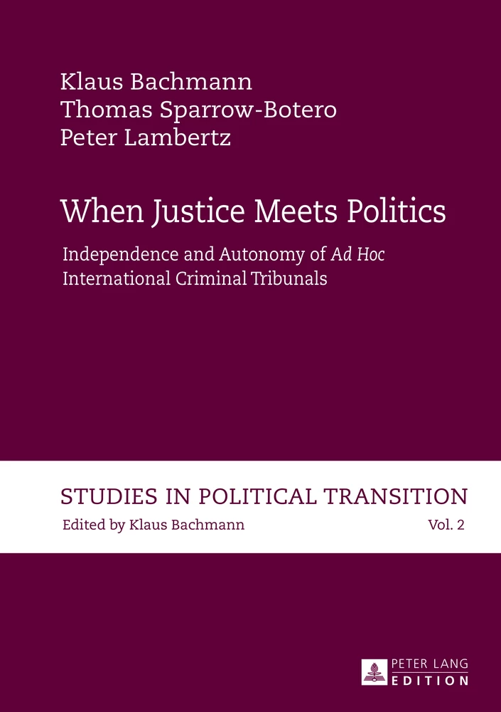 Title: When Justice Meets Politics