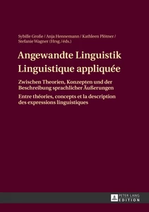 Title: Angewandte Linguistik / Linguistique appliquée