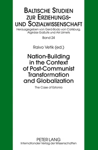 Titre: Nation-Building in the Context of Post-Communist Transformation and Globalization