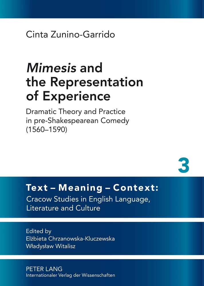 Title: «Mimesis» and the Representation of Experience