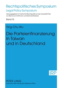 Title: Die Parteienfinanzierung in Taiwan und in Deutschland