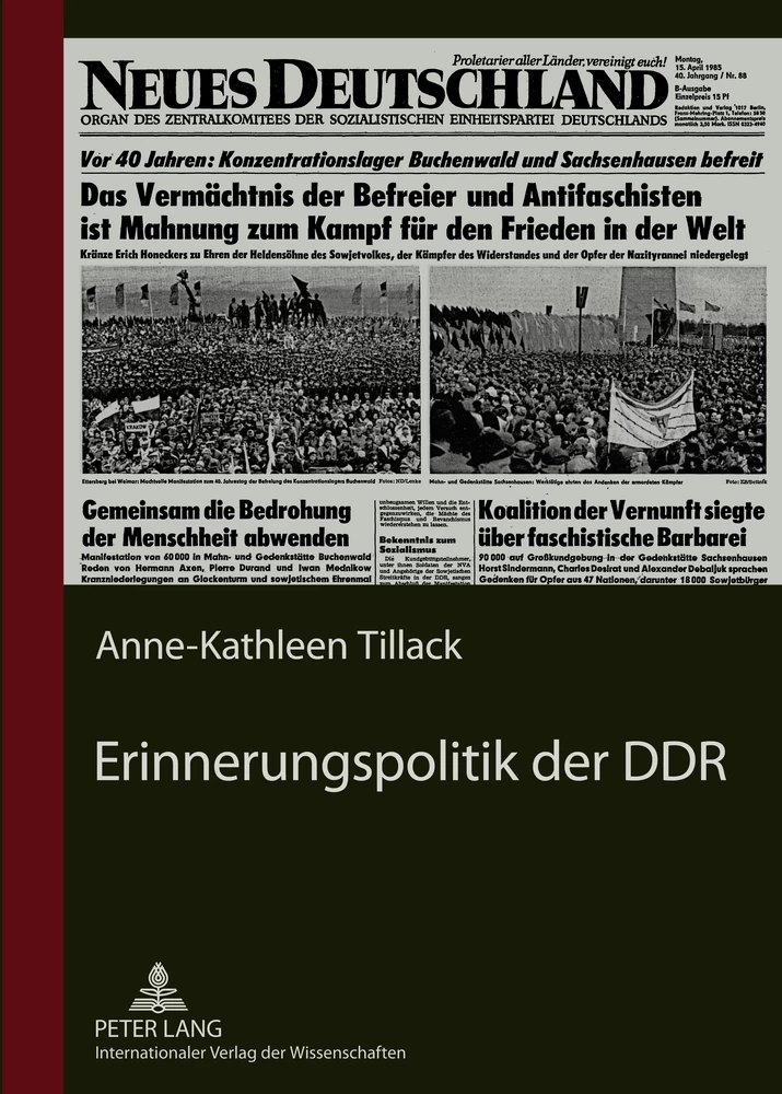 Titel: Erinnerungspolitik der DDR