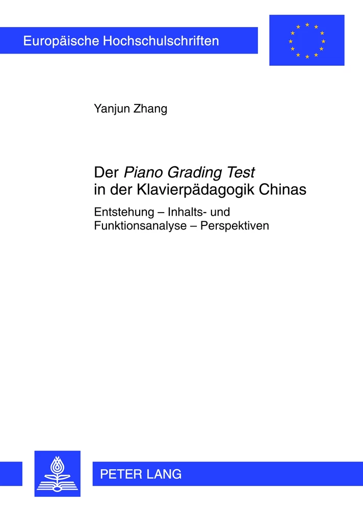 Title: Der «Piano Grading Test» in der Klavierpädagogik Chinas