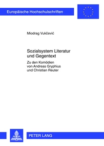 Title: Sozialsystem Literatur und Gegentext