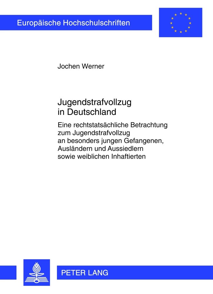 Title: Jugendstrafvollzug in Deutschland