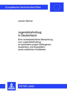 Title: Jugendstrafvollzug in Deutschland