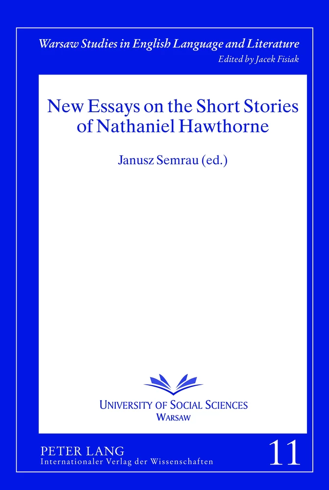 Title: New Essays on the Short Stories of Nathaniel Hawthorne
