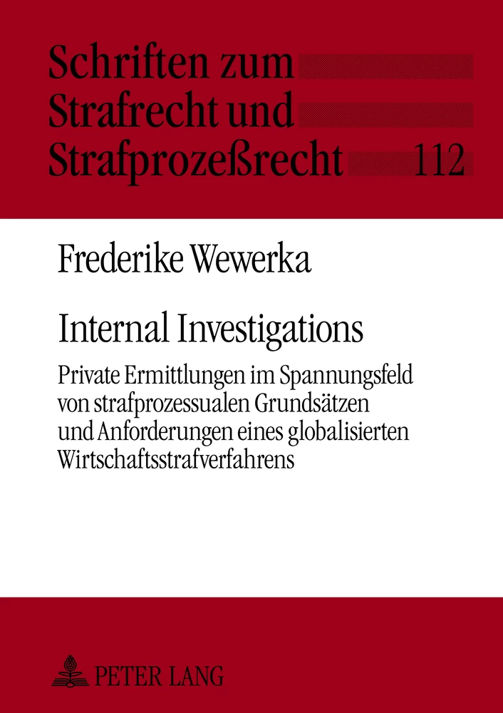 Titel: Internal Investigations