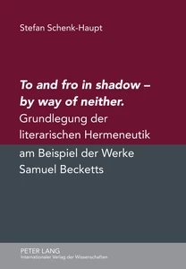 Titel: To and fro in shadow – by way of neither