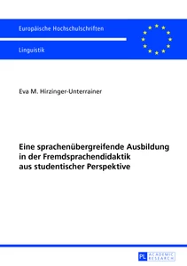 Title: Eine sprachenübergreifende Ausbildung in der Fremdsprachendidaktik aus studentischer Perspektive