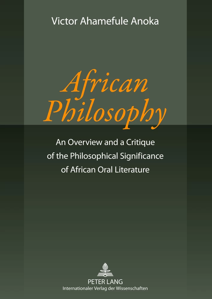 Title: African Philosophy