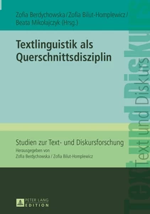 Titel: Textlinguistik als Querschnittsdisziplin