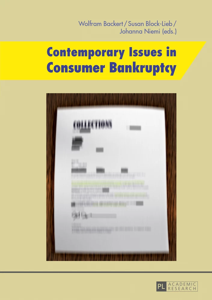 Title: Contemporary Issues in Consumer Bankruptcy