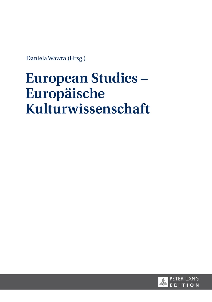 Titel: European Studies – Europäische Kulturwissenschaft