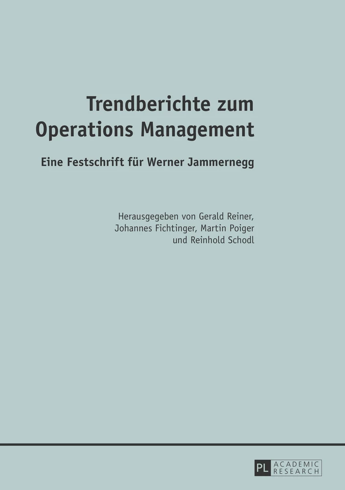 Titel: Trendberichte zum Operations Management