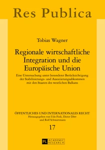 Title: Regionale wirtschaftliche Integration und die Europäische Union