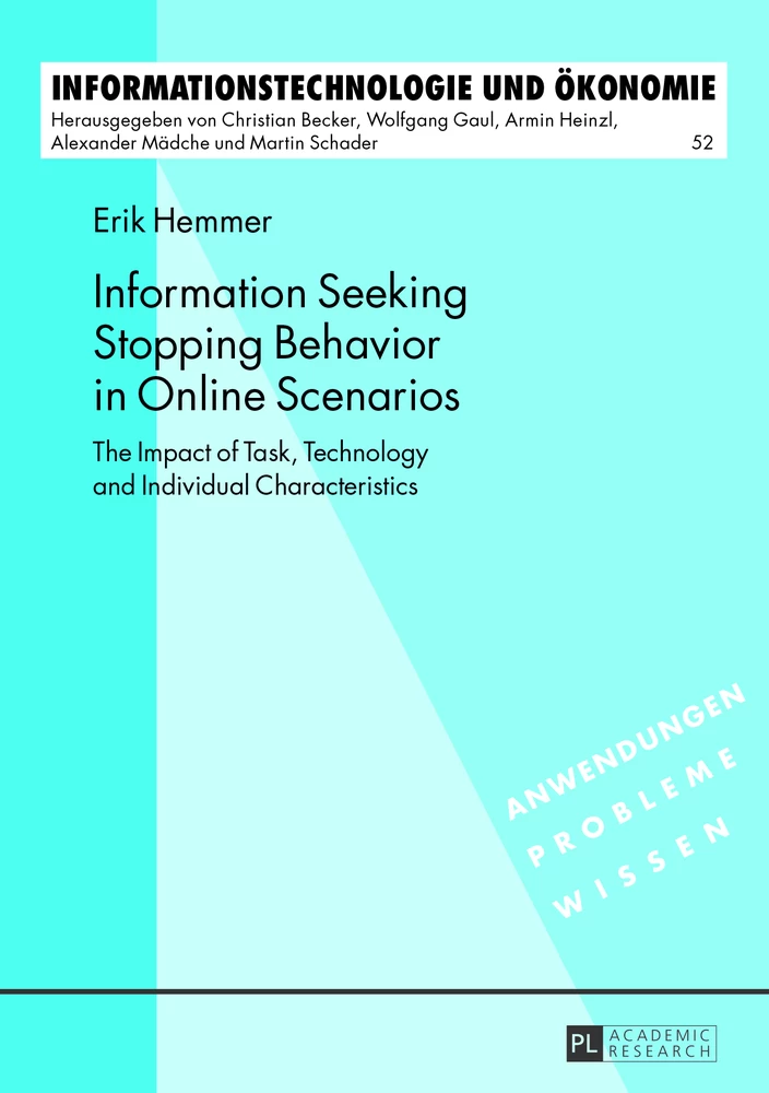Title: Information Seeking Stopping Behavior in Online Scenarios