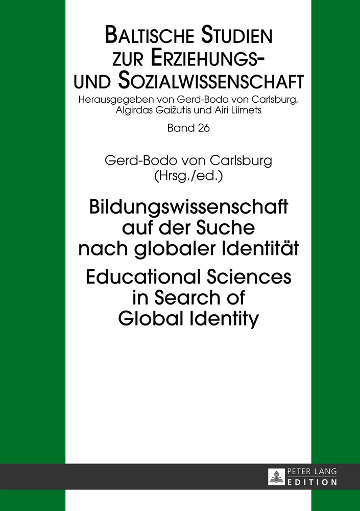 Titel: Bildungswissenschaft auf der Suche nach globaler Identität- Educational Sciences in Search of Global Identity
