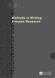 Title: Methods in Writing Process Research