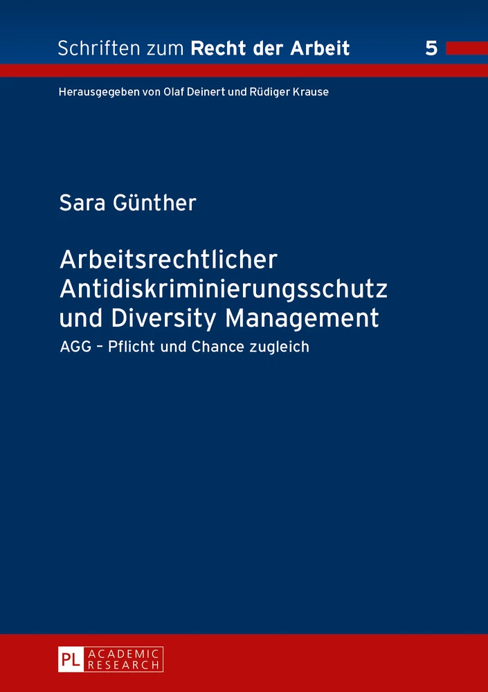 Title: Arbeitsrechtlicher Antidiskriminierungsschutz und Diversity Management