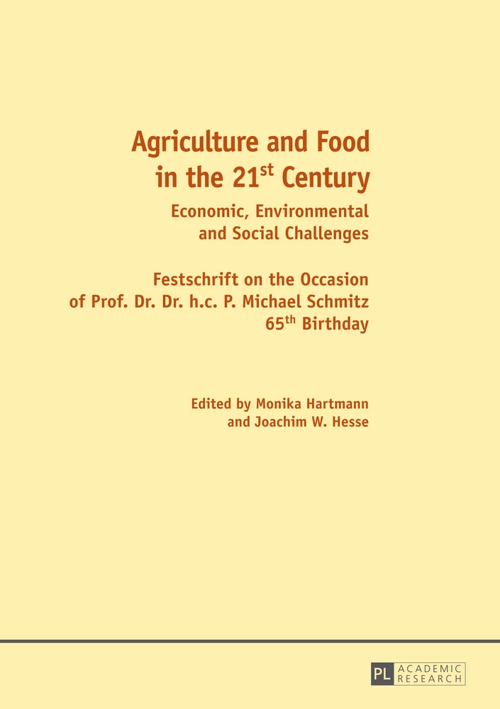 Title: Agriculture and Food in the 21 st  Century