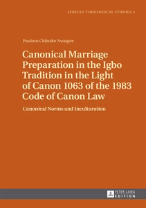 Title: Canonical Marriage Preparation in the Igbo Tradition in the Light of Canon 1063 of the 1983 Code of Canon Law