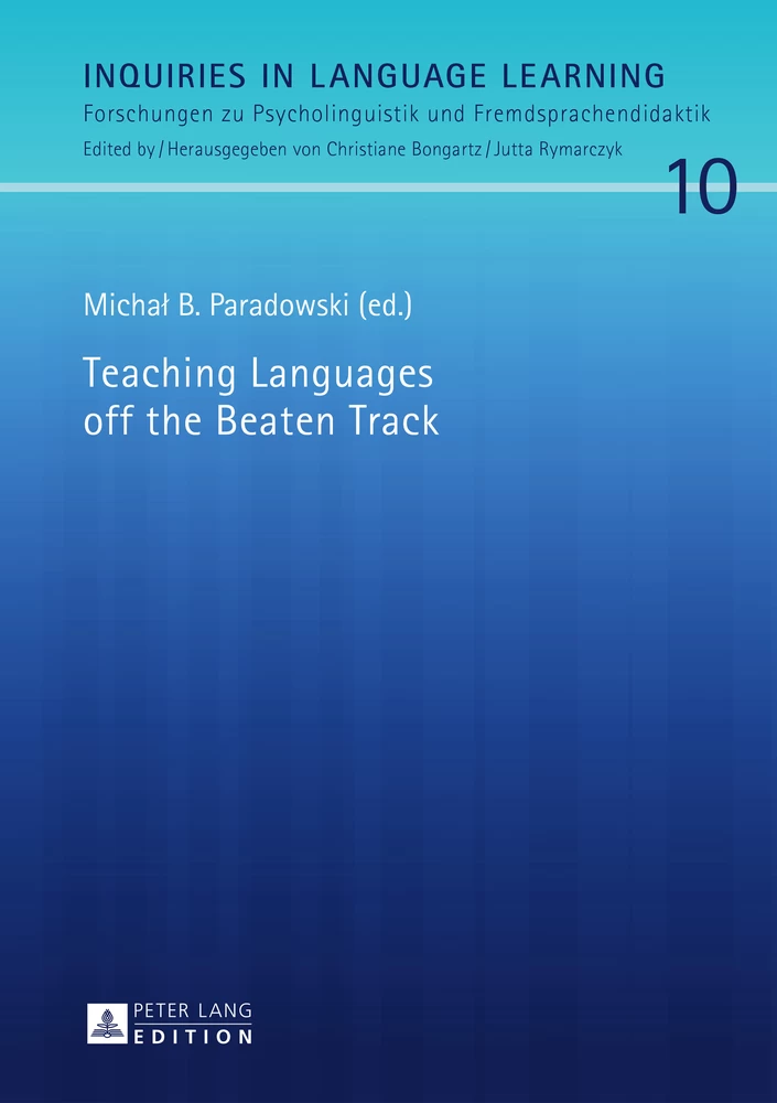 Title: Teaching Languages off the Beaten Track