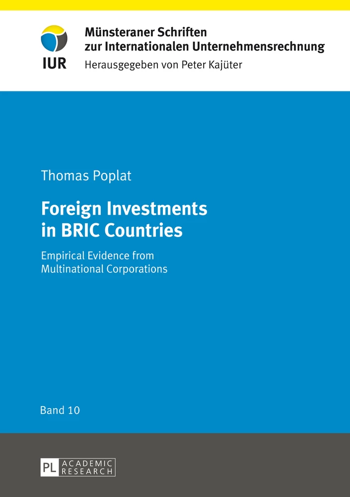 Title: Foreign Investments in BRIC Countries