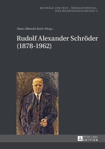 Titel: Rudolf Alexander Schröder (1878-1962)