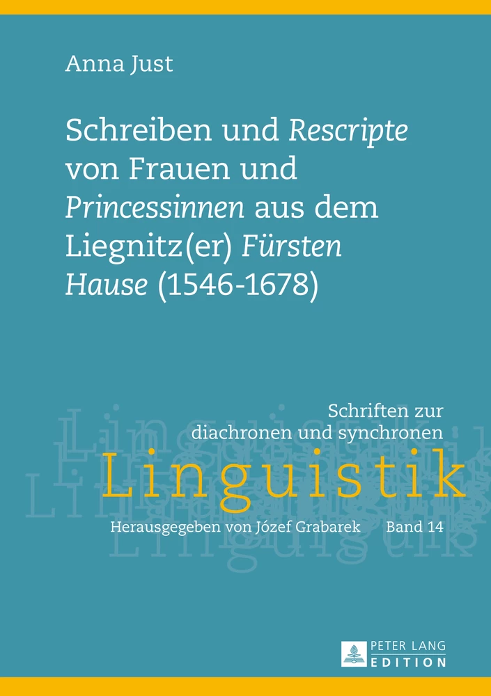 Titel: Schreiben und «Rescripte» von Frauen und «Princessinen» aus dem Liegnitz(er) «Fürsten Hause» (1546-1678)