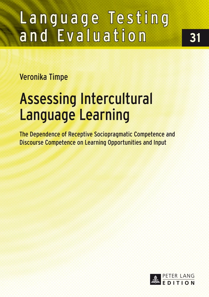 Title: Assessing Intercultural Language Learning