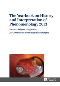 Title: The Yearbook on History and Interpretation of Phenomenology 2013