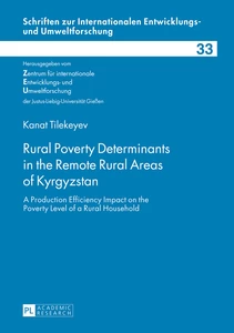 Title: Rural Poverty Determinants in the Remote Rural Areas of Kyrgyzstan
