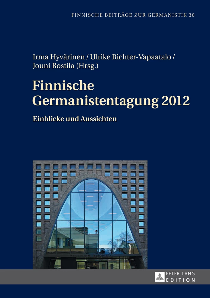Titel: Finnische Germanistentagung 2012