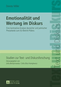 Titel: Emotionalität und Wertung im Diskurs