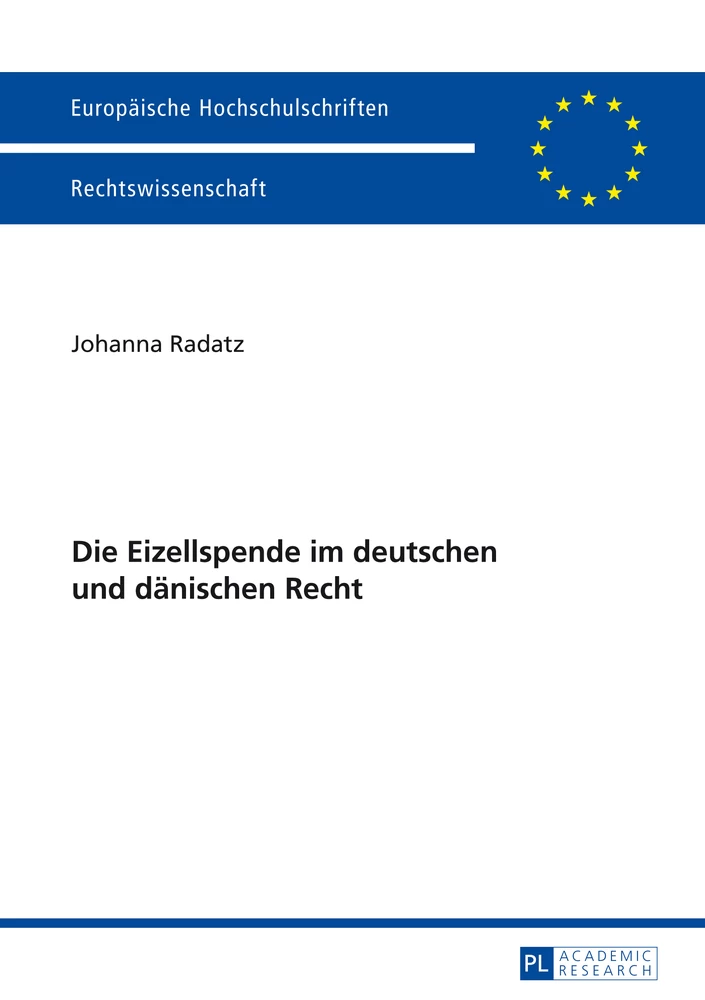 Titel: Die Eizellspende im deutschen und dänischen Recht