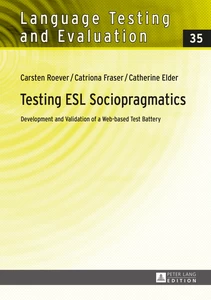 Title: Testing ESL Sociopragmatics