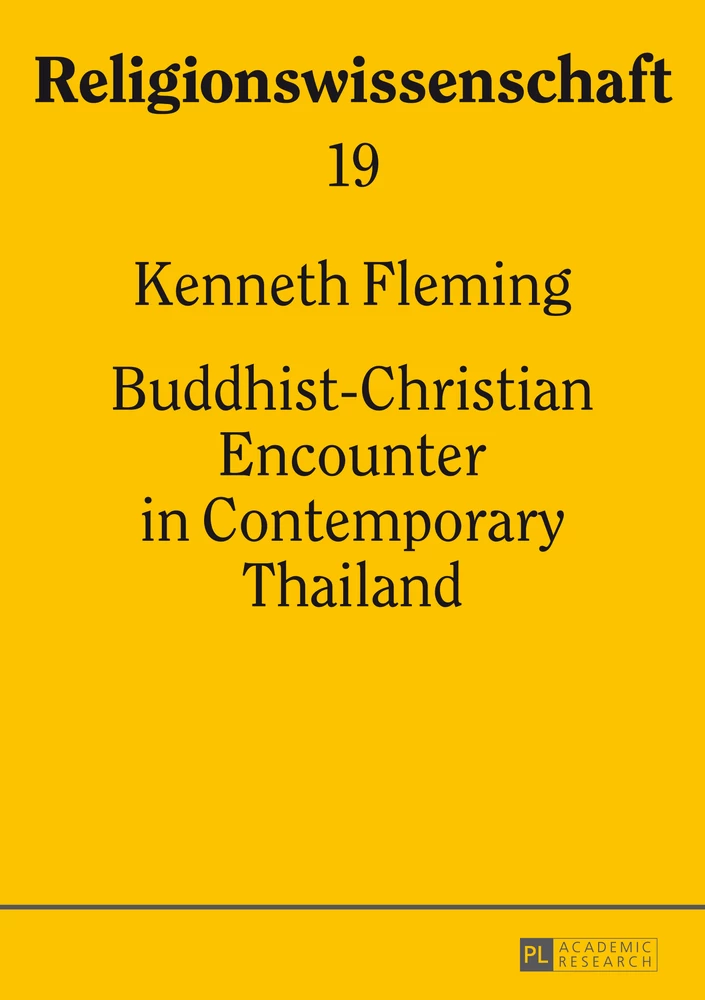 Title: Buddhist-Christian Encounter in Contemporary Thailand
