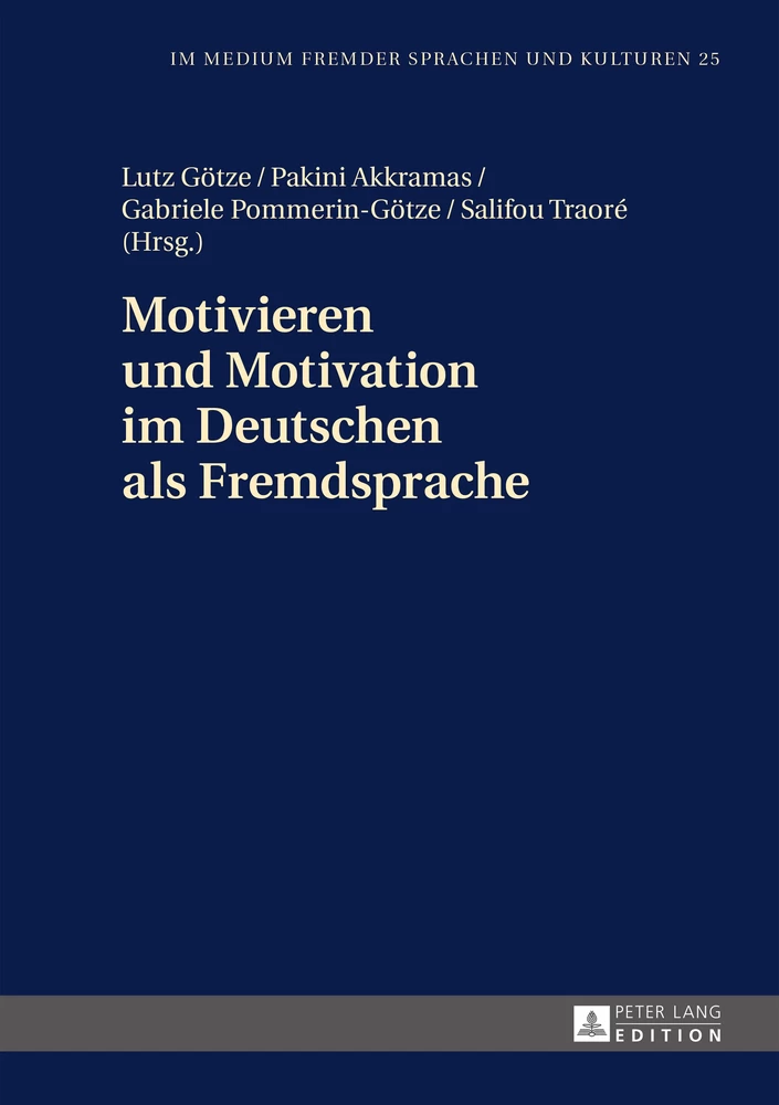 Titel: Motivieren und Motivation im Deutschen als Fremdsprache
