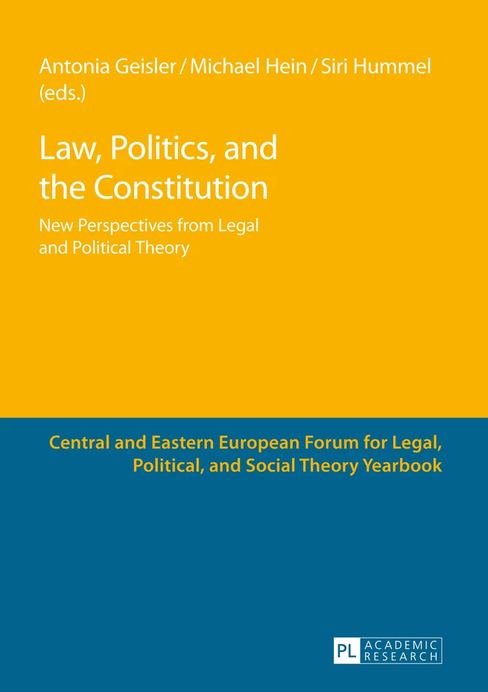 Title: Law, Politics, and the Constitution