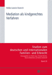 Title: Mediation als kindgerechtes Verfahren