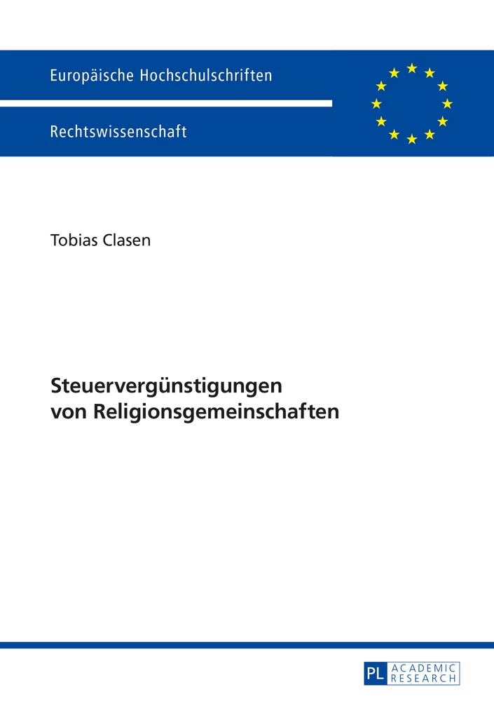 Titel: Steuervergünstigungen von Religionsgemeinschaften