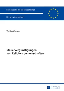 Title: Steuervergünstigungen von Religionsgemeinschaften