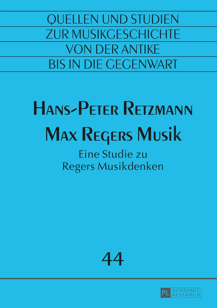 Titel: Max Regers Musik