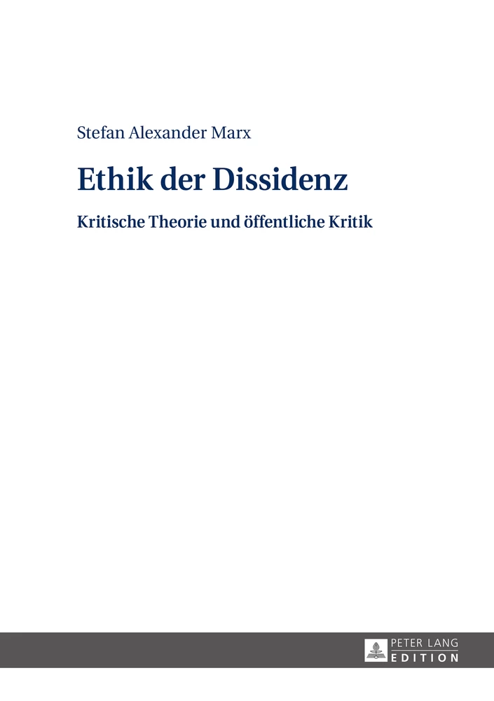 Titel: Ethik der Dissidenz