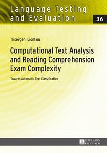 Title: Computational Text Analysis and Reading Comprehension Exam Complexity