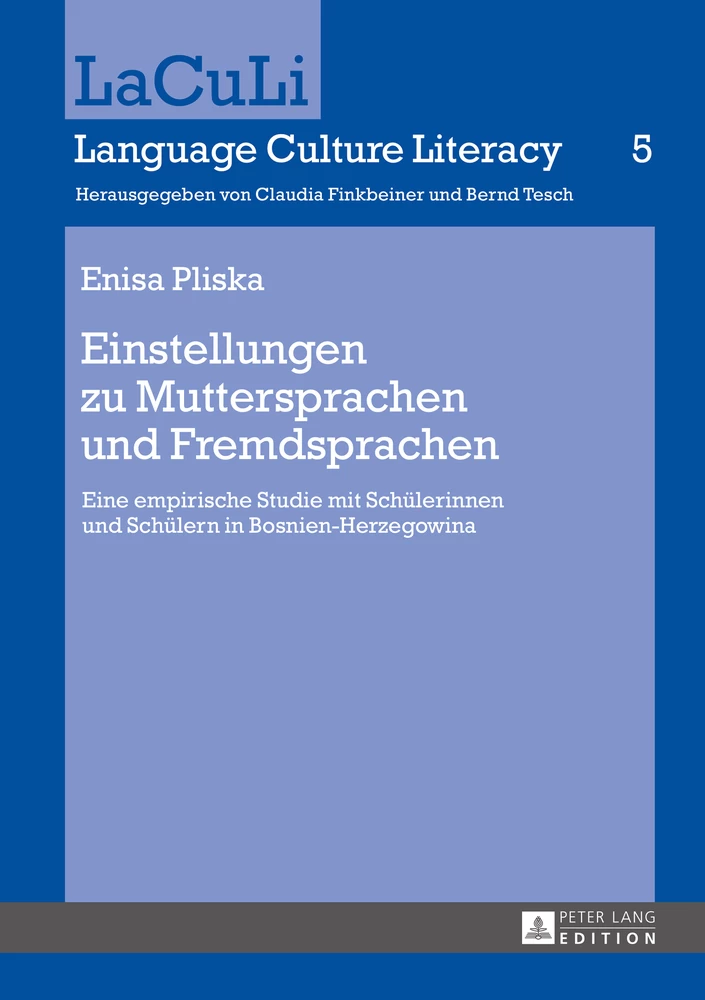 Titel: Einstellungen zu Muttersprachen und Fremdsprachen