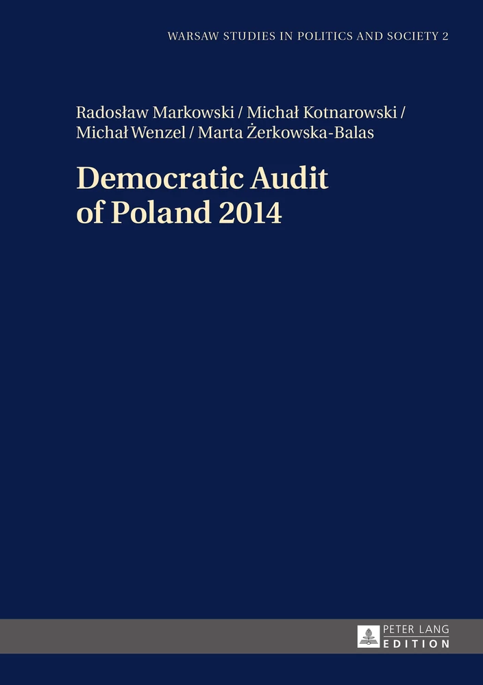 Title: Democratic Audit of Poland 2014