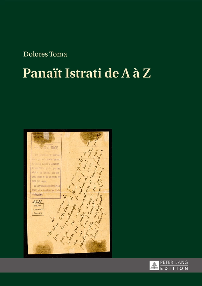 Titre: Panaït Istrati de A à Z